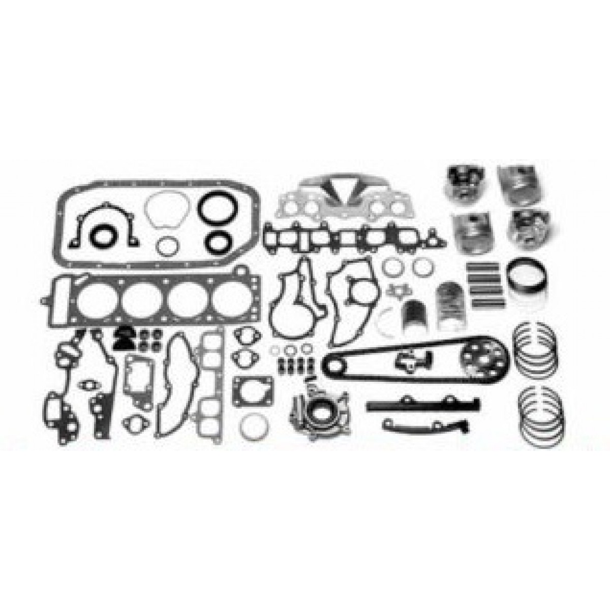 200105' Honda 1.7L 4 Cyl SOHC 16v D17A2 D17A6 EK01701 MASTER ENGINE KIT