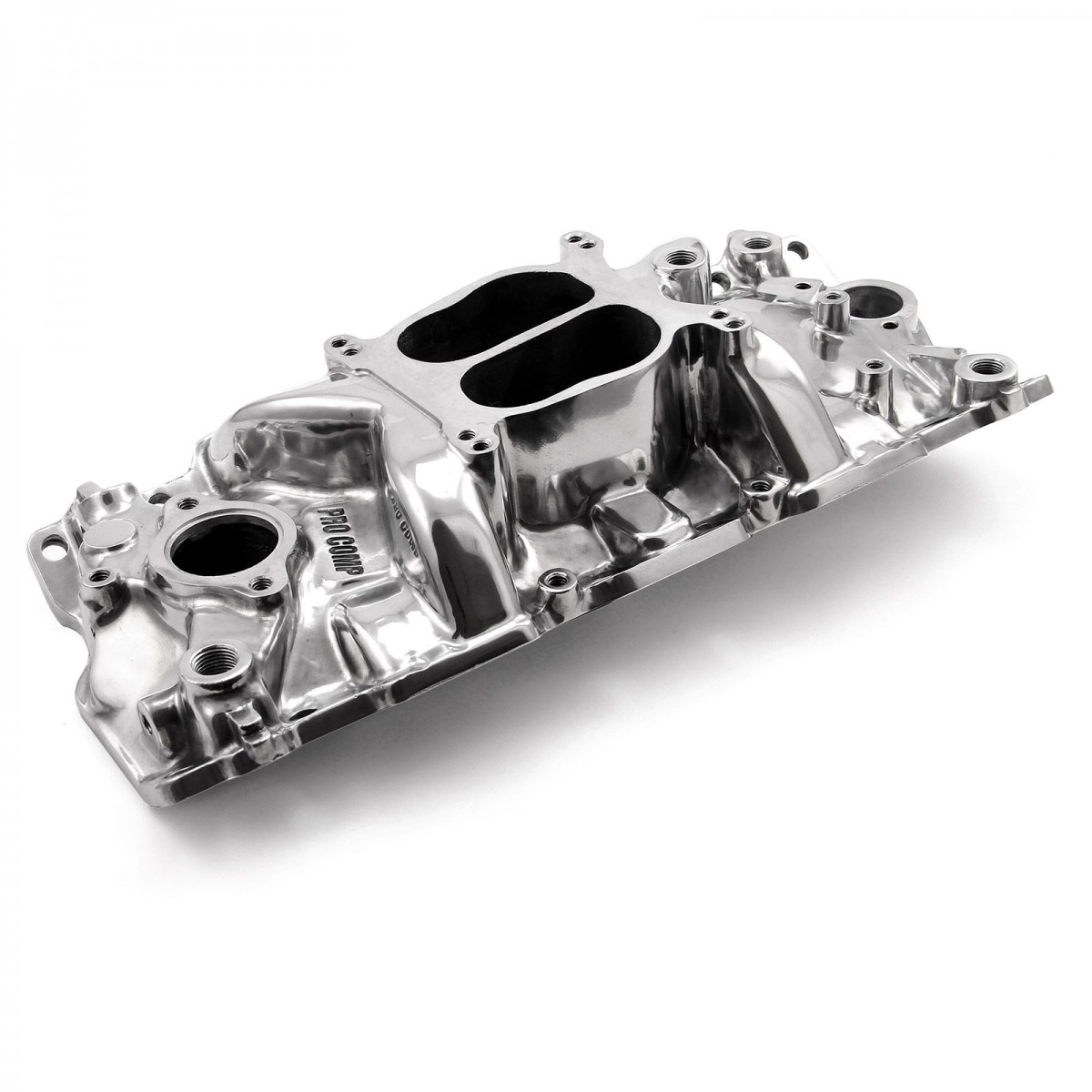 Chevy SBC 350 Holeshot 195795 (Non Egr) Intake Manifold Polished