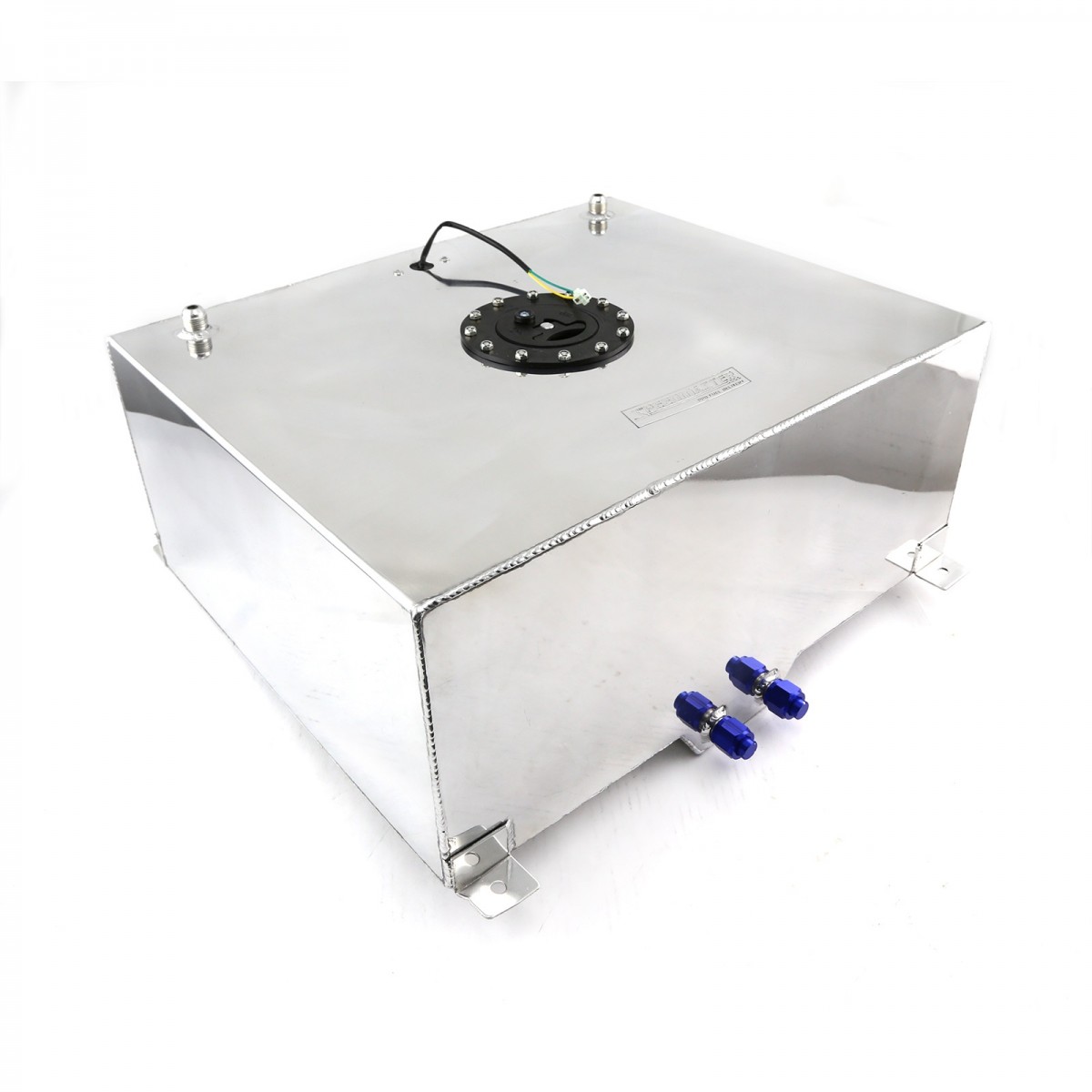 20 Gallon Lightweight Polished Aluminium Fuel Cell w/ Sender