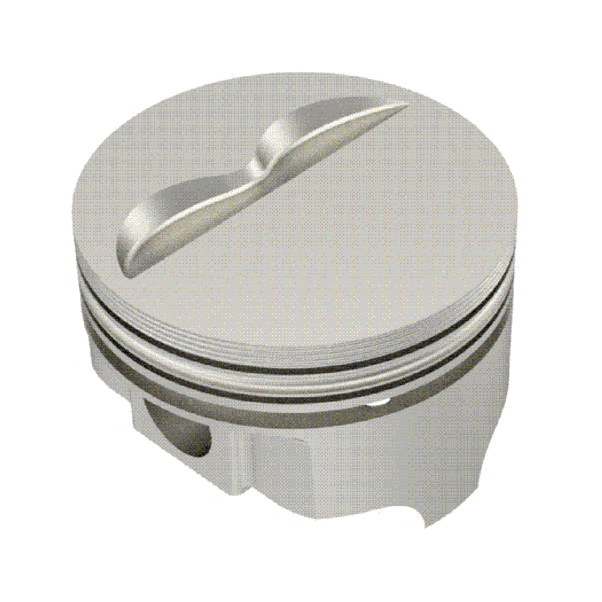 Chevy 350 Custom Pistons 10.6 C/R Balanced Kit 350N