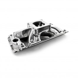  Chevy BBC 454 Shootout Rect Port High Rise Intake Manifold Polished