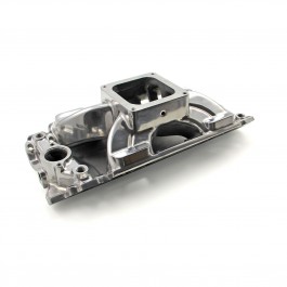  Chevy BBC 454 Shootout Rect Port Dominator High Rise Intake Manifold Polished