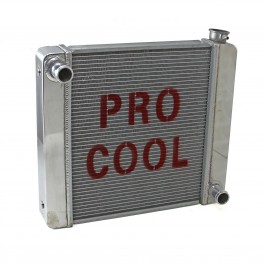  Universal 22x19x2.2Ford Mopar GM Aluminum Radiator (TL-BR & TR-BL) Polished