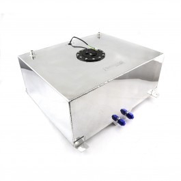 20 Gallon Lightweight Polished Aluminium Fuel Cell w/ Sender
