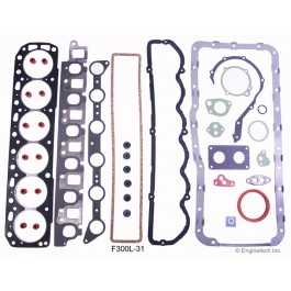 EngineTech F300L-31 - 1988-95 FORD 300 L6 Rebuilders Gasket Set