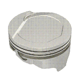 IC879-STD ICON Forged Piston - Ford 387C Rod 6.000 Step Dish 20cc 1V
