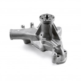 Chevy SBC 283 305 327 350 400 High Volume Aluminum Long Water Pump Satin. PCE195.1005. PRO PC406A