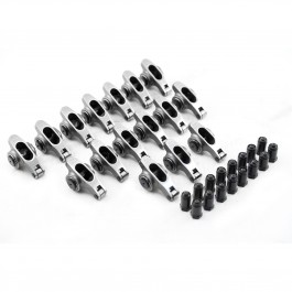 Chevy SBC 283  327  305  350  400 1.6 3/8" NEW LOWER PRICE Stainless Steel Roller Rocker Arms With Posi Locks