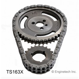 EngineTech TS163X - 3pc Tru-Double Roller Timing Set 3 key way