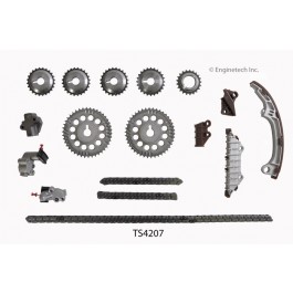 EngineTech TS4207 - 1996-01 INFINITI i30 3.0 D.O.H.C.  1995-02 NISSAN Maxima V6 3.0 VQ30DE Complete Engine Timing Components