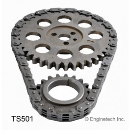 EngineTech-ENG-TS501 CHEVY 396 402 454 1967-'95 NON ROLLER 3pc Replacement Engine Timing Components