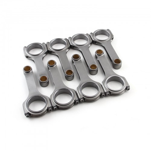 Chevy BBC 454 H Beam 6.535" 2.200" .990" Bush 4340 Connecting Rods