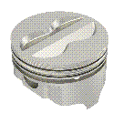 IC9955-STD ICON FHR Piston - Chevy 383, Rod 5.700, Flat Top 6.4cc 2V