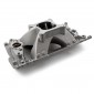 Chevy SBC 350 Shootout +Plus Vortec High Rise Intake Manifold Satin. 3000-7500 RPM RANGE