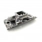  Chevy BBC 454 Shootout Rect Port Dominator High Rise Intake Manifold Polished